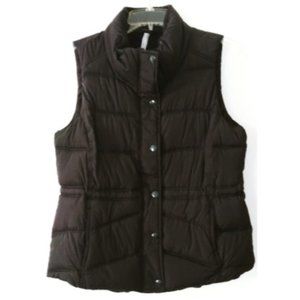 Fleece Lined Black Puffer Vest NWOT